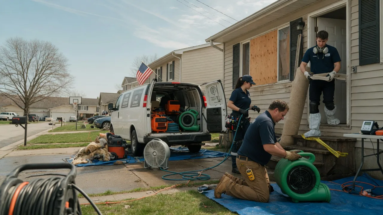 Water Damage Restoration in Depue, IL near me